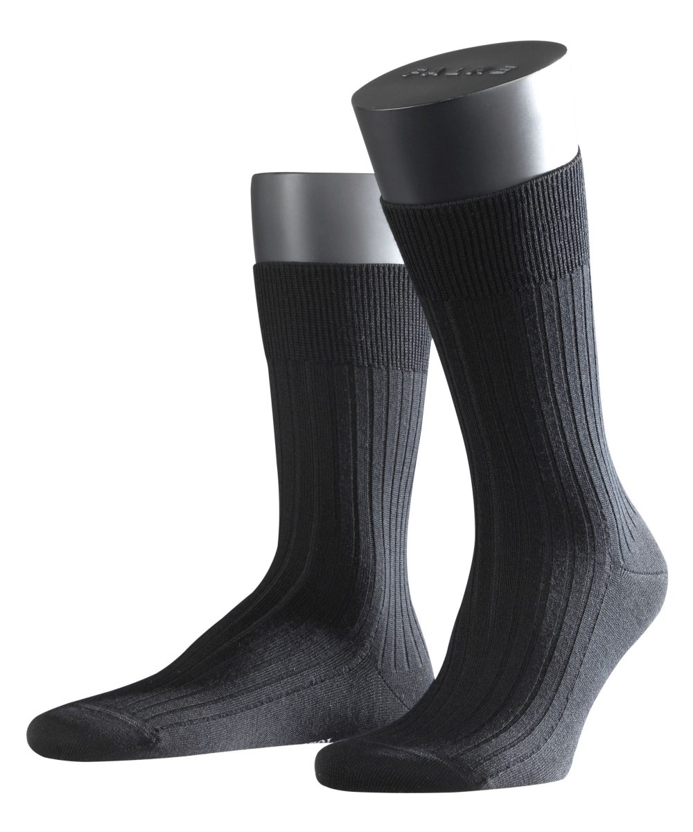 FALKE Herensokken Bristol Pure Zwart