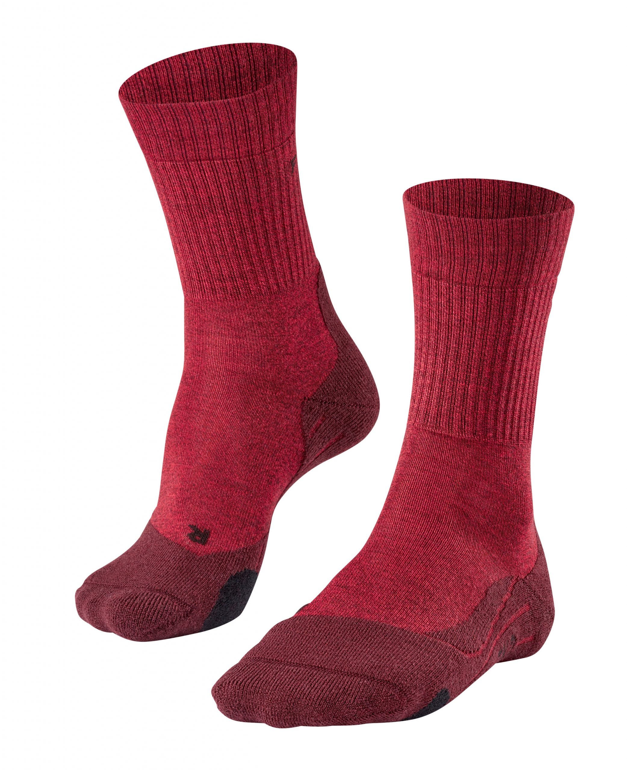 Gunst Oxideren Natte sneeuw FALKE Dames Wandelsokken TK2 Wool Scarlet kopen bij SokkenDirect