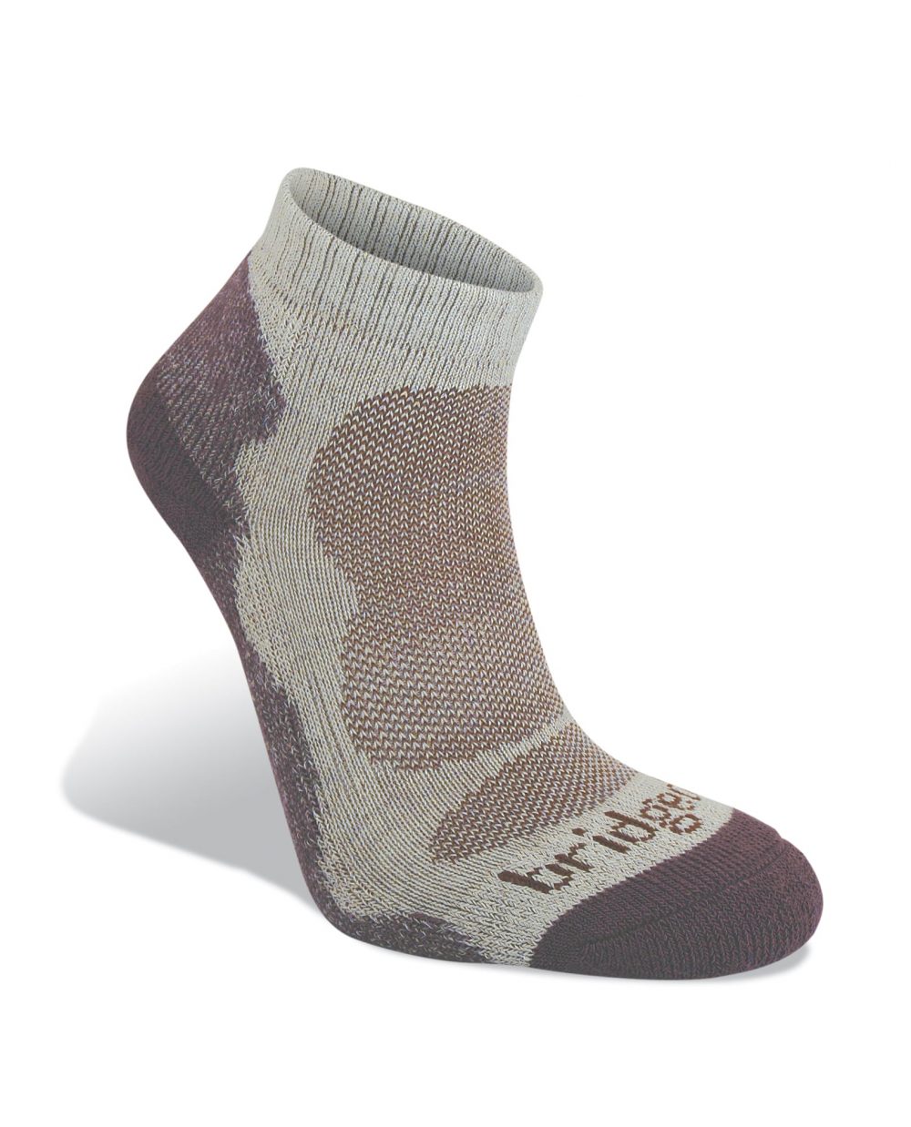 Bridgedale Dames Wandelsokken Sneaker Bamboo Aubergine