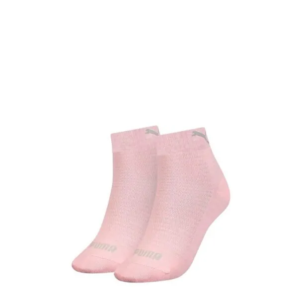 PUMA Quarter Damessokken 2-Pack Roze