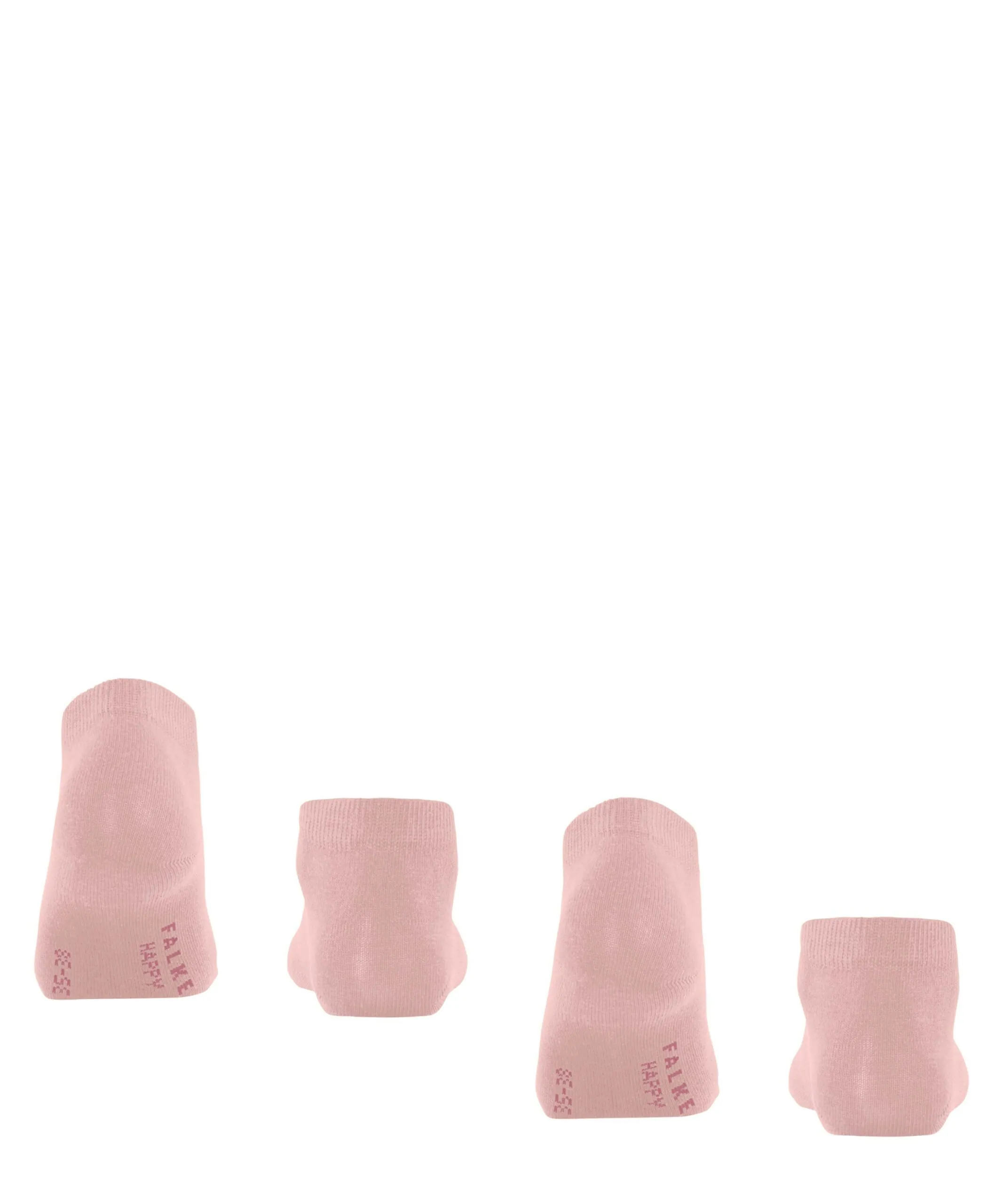 FALKE Dames Sneakersokken Happy 2-Pack Roze - Afbeelding 2