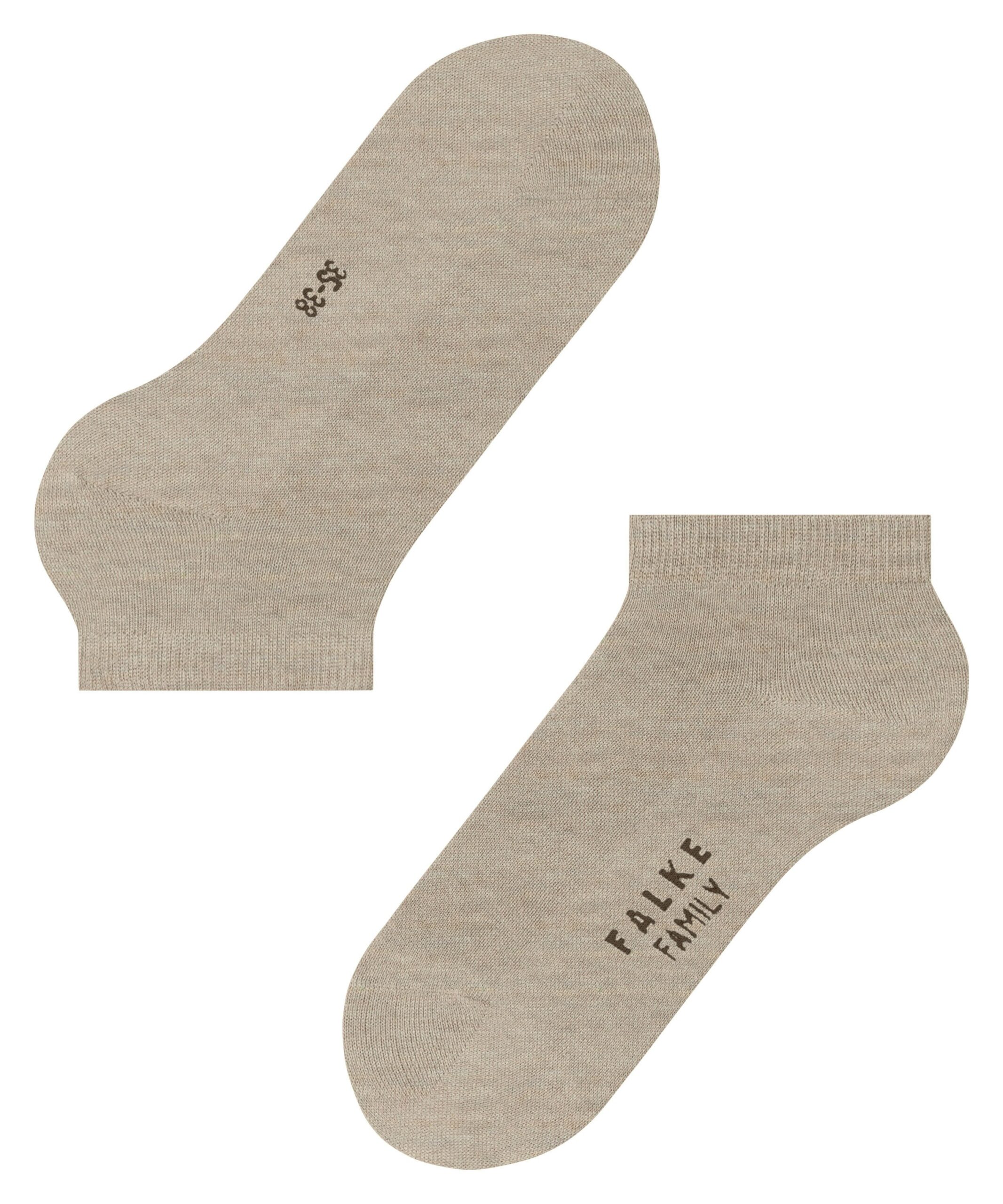 FALKE Dames Sneakersokken Family Sand - Afbeelding 5