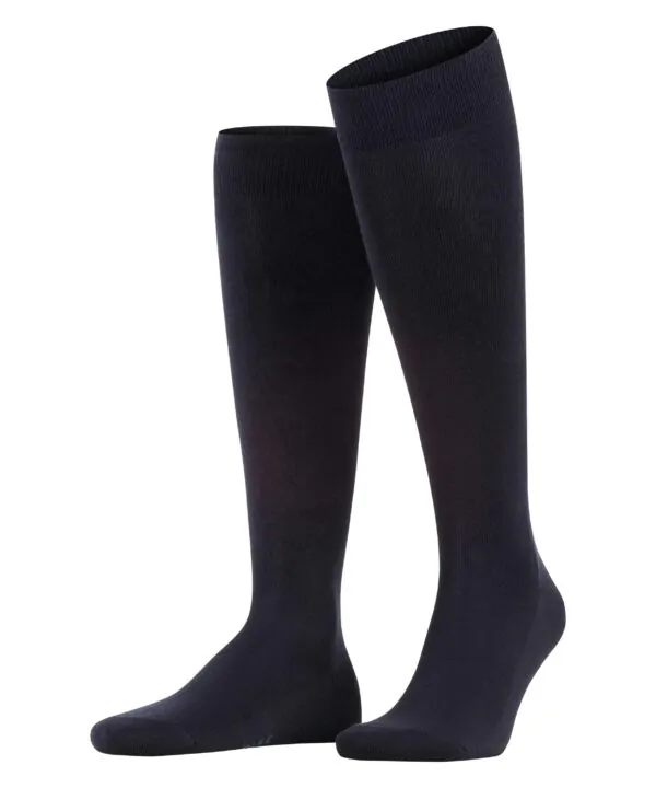 FALKE Heren Kniekous Family Dark Navy