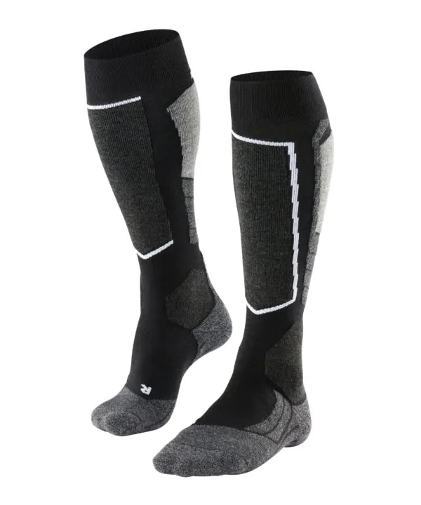 FALKE Heren Skisokken SK2 Zwart Mix