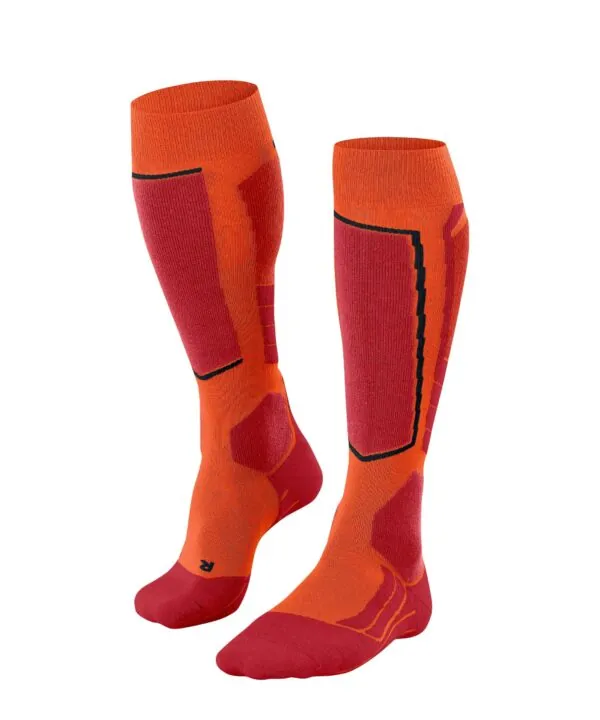 FALKE Heren Skisokken SK2 Wool Oranje