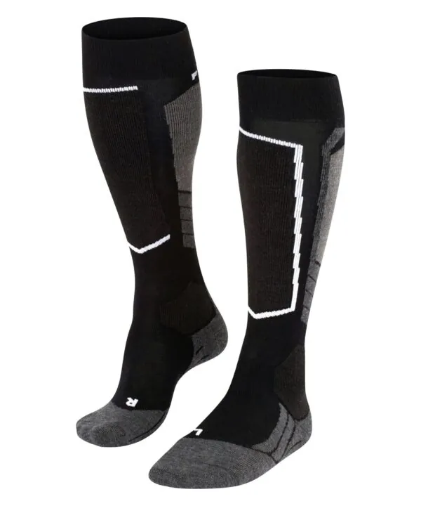 FALKE Dames Skisokken SK2 Wool Zwart
