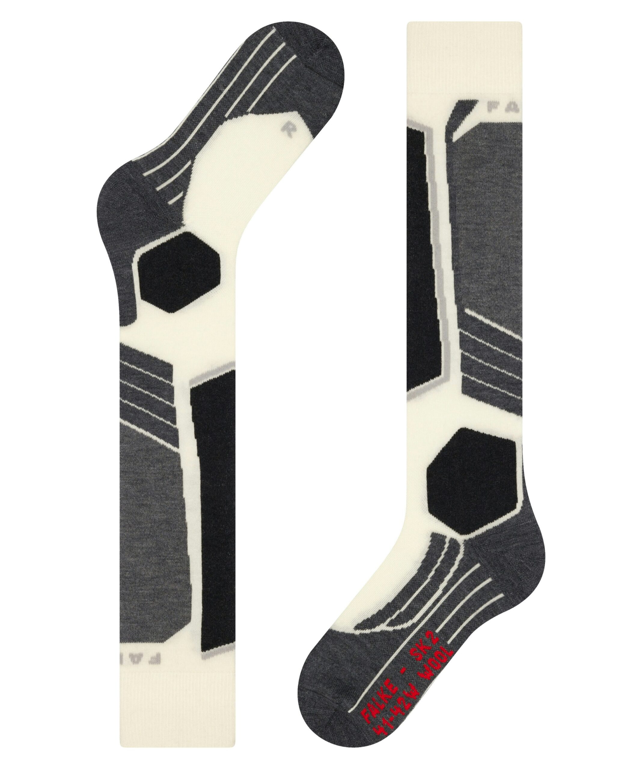FALKE Dames Skisokken SK2 Wool Wit - Afbeelding 6