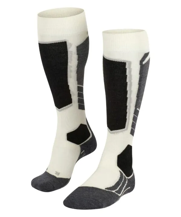 FALKE Dames Skisokken SK2 Wool Wit