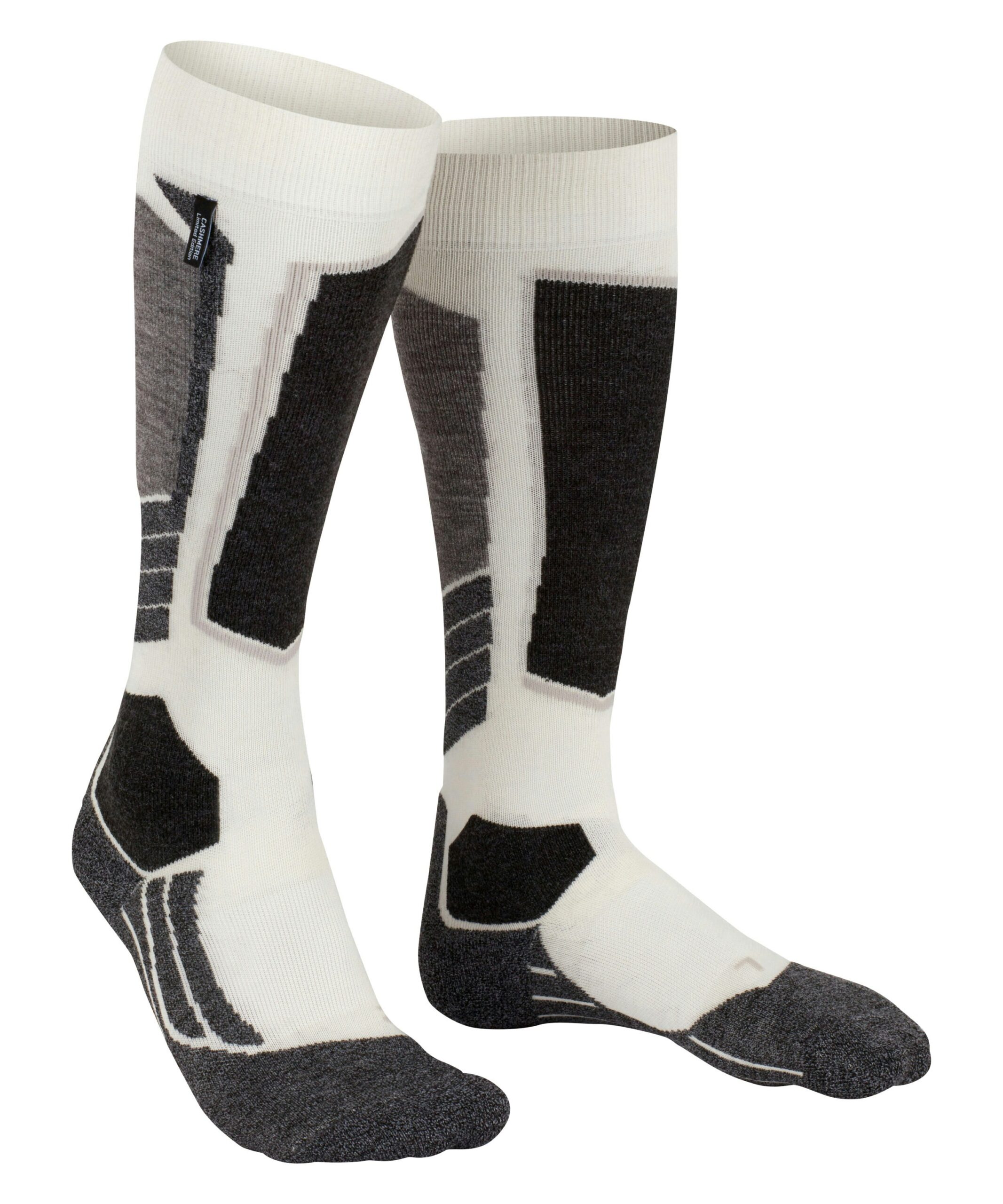 FALKE Dames Skisokken SK2 Cashmere Wit - Afbeelding 3