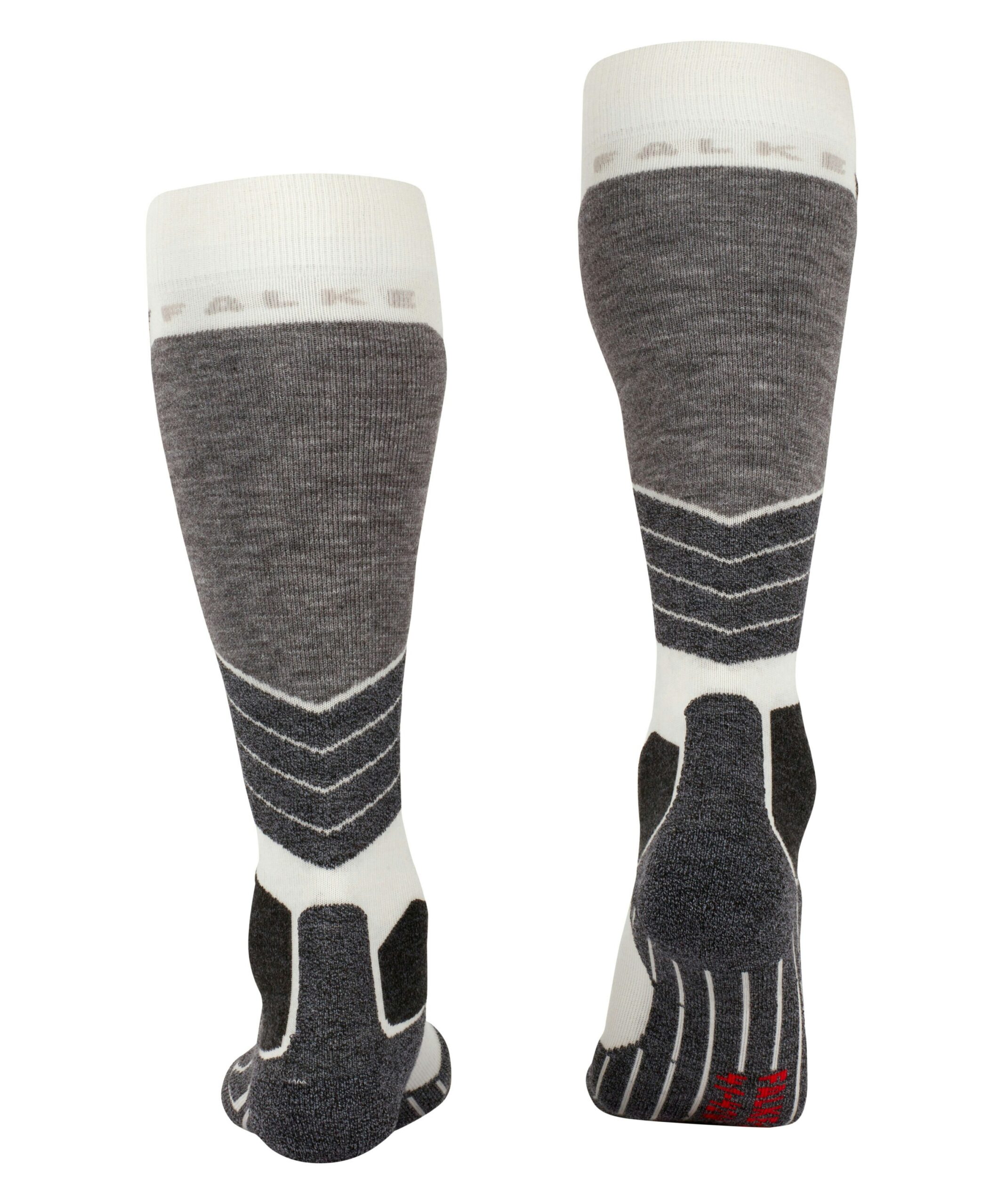 FALKE Dames Skisokken SK2 Cashmere Wit - Afbeelding 2