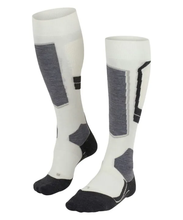 FALKE Dames Skisokken SK4 Off-White