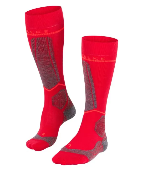 FALKE Dames Skisokken SK Compressie Wol Roze