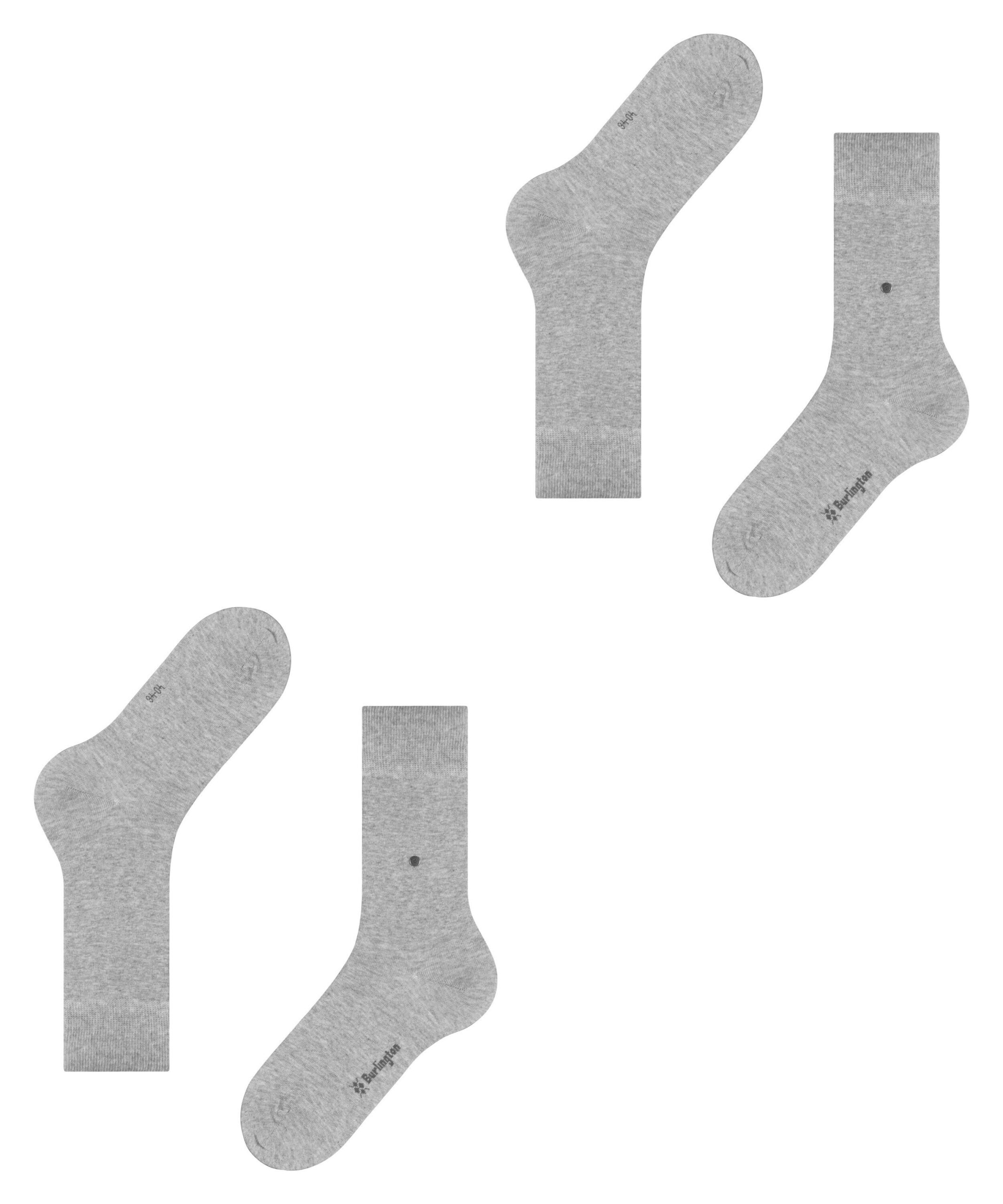 Burlington Herensokken Everyday 2-Pack Grijs - Afbeelding 5