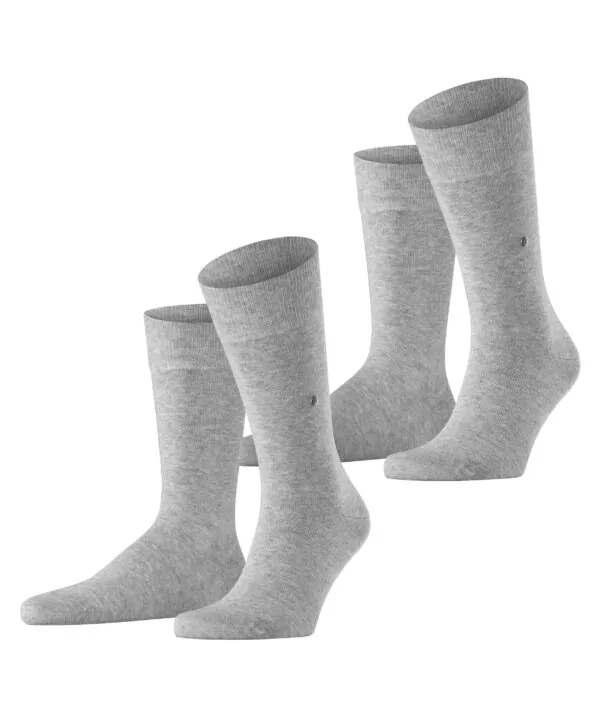 Burlington Herensokken Everyday 2-Pack Grijs
