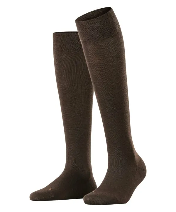 FALKE Dames Kniekous Berlin Sensitive Bruin