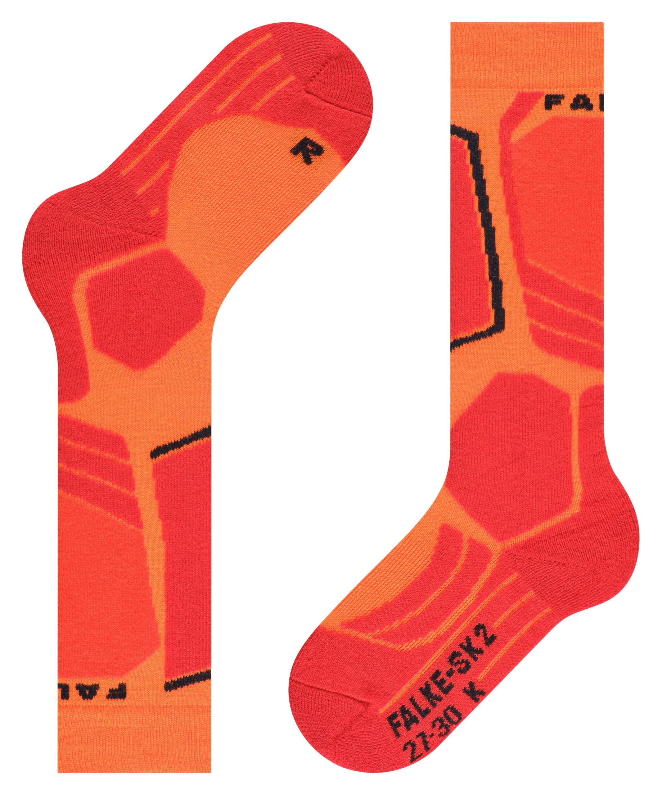 FALKE Kinder Skisokken SK2 Oranje - Afbeelding 5