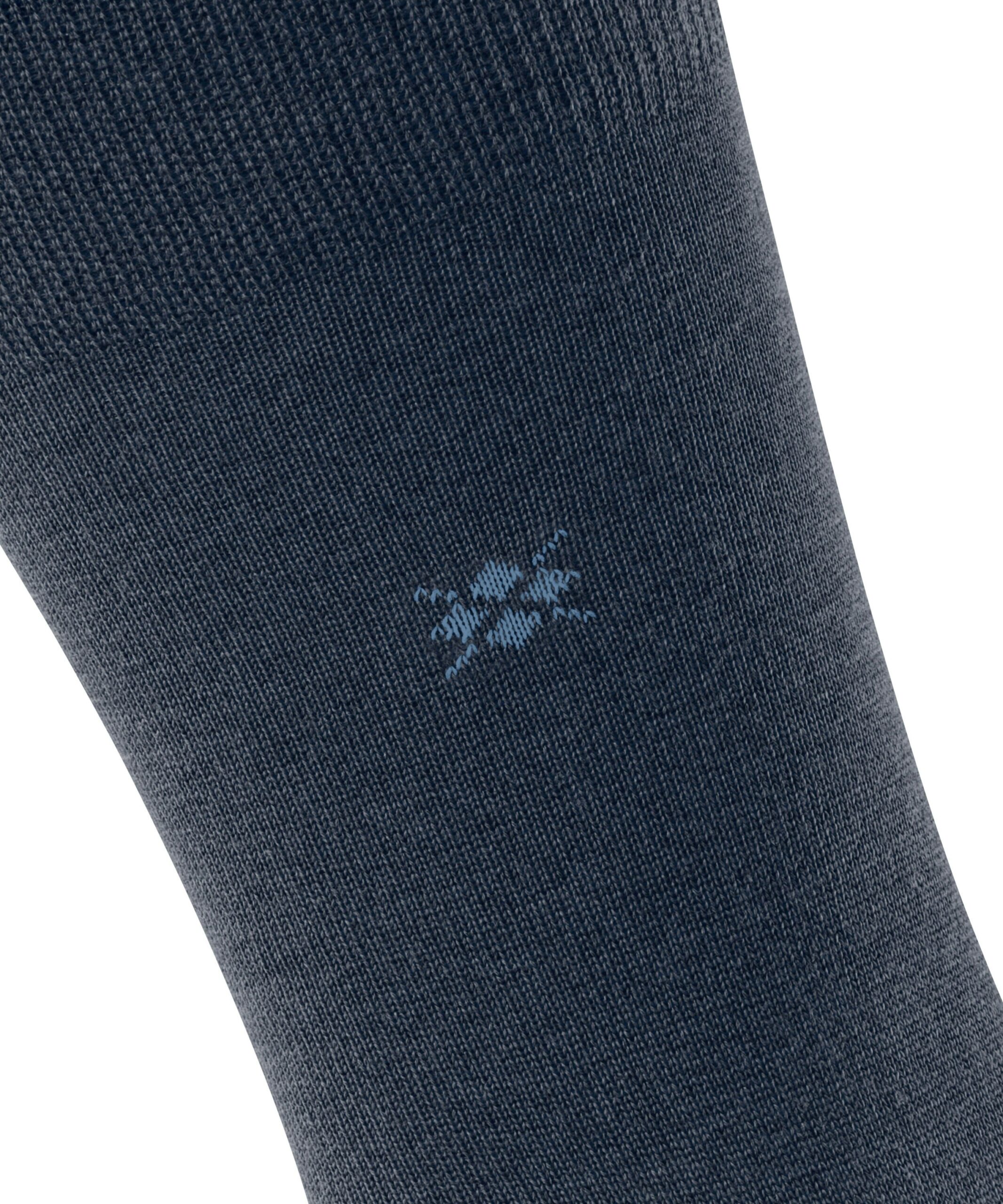 Burlington Herensokken Leeds Dark Blue Melange - Afbeelding 4