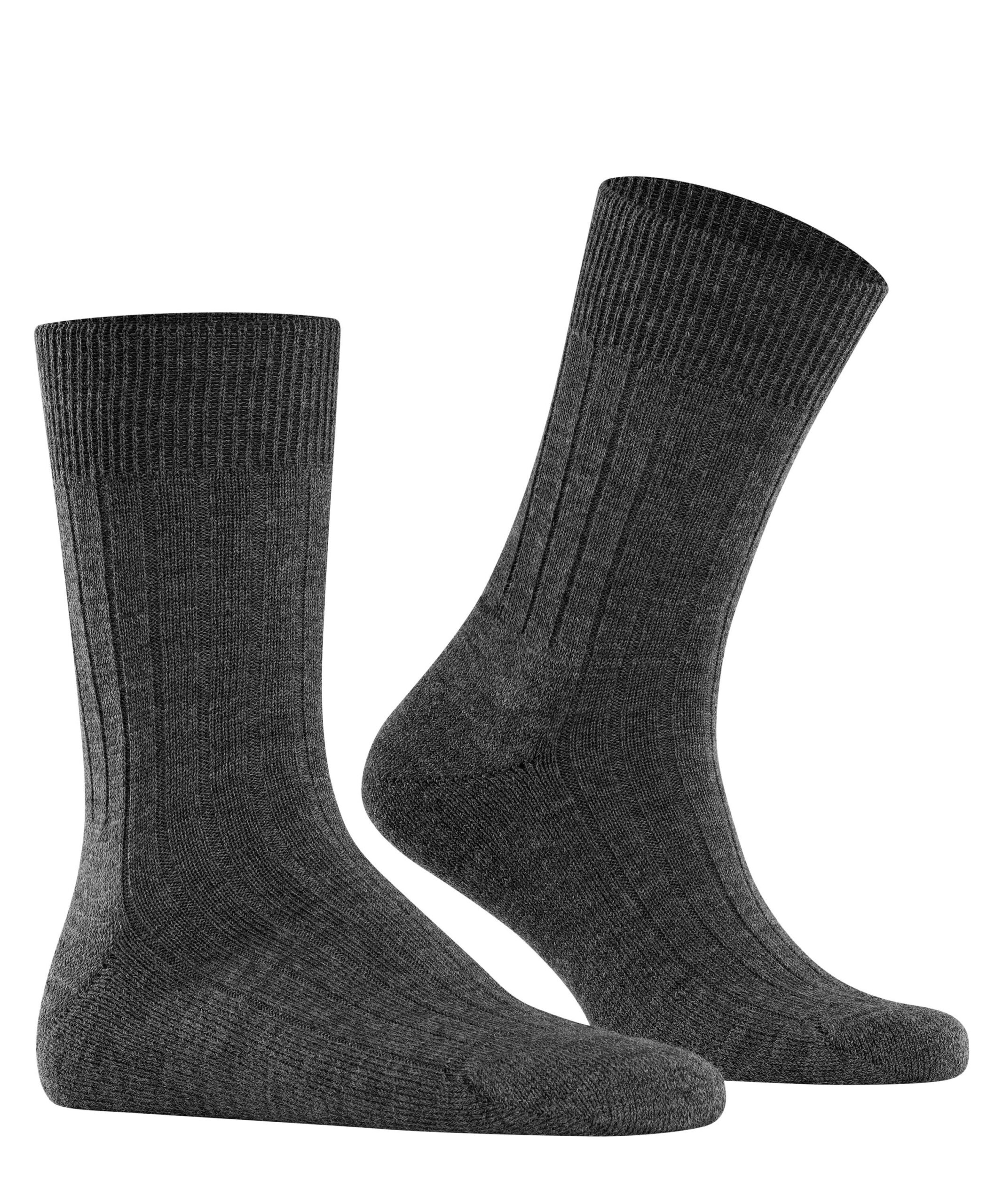 FALKE Herensokken Teppich Im Shuh Dark Grey - Afbeelding 3