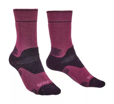 Bridgedale Dames Wandelsokken Midweight Berry