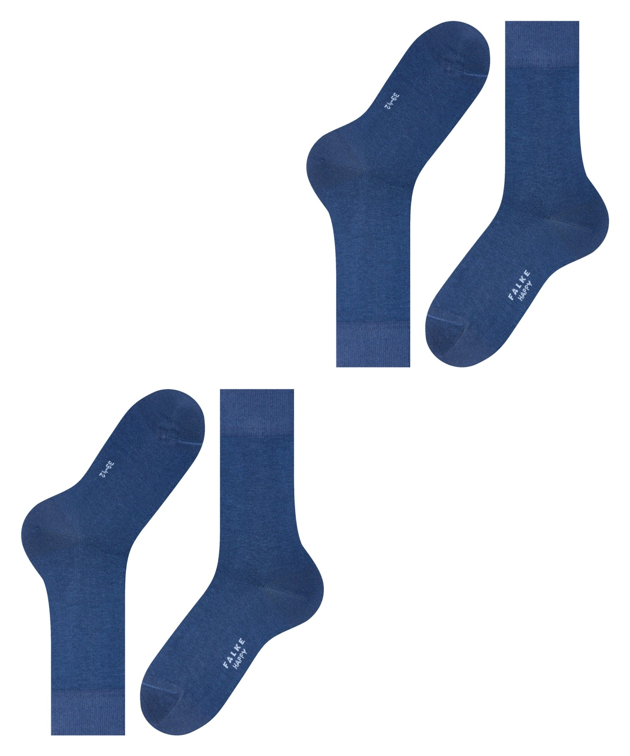 FALKE Herensokken Happy 2-Pack Royal Blue - Afbeelding 5