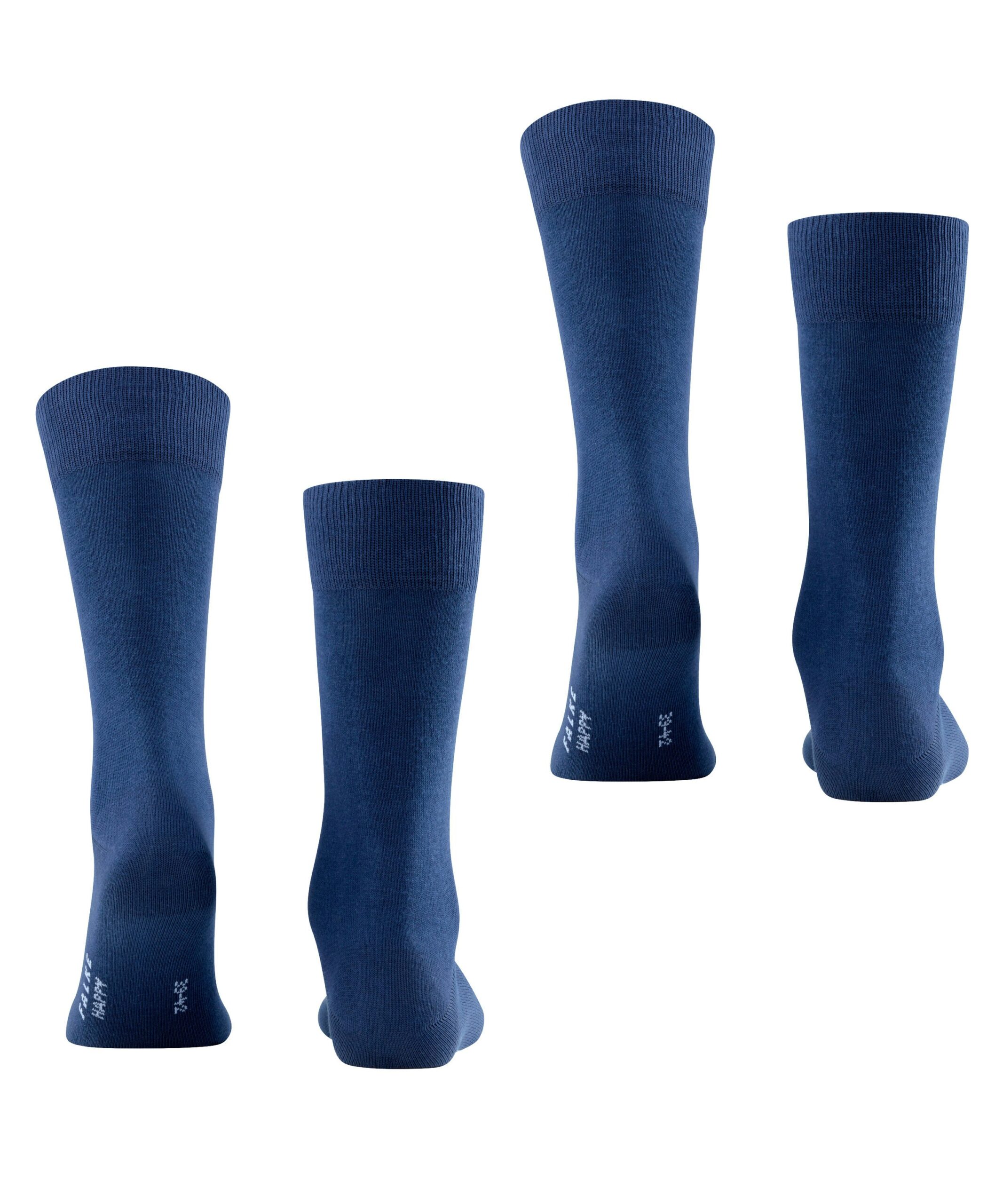 FALKE Herensokken Happy 2-Pack Royal Blue - Afbeelding 2