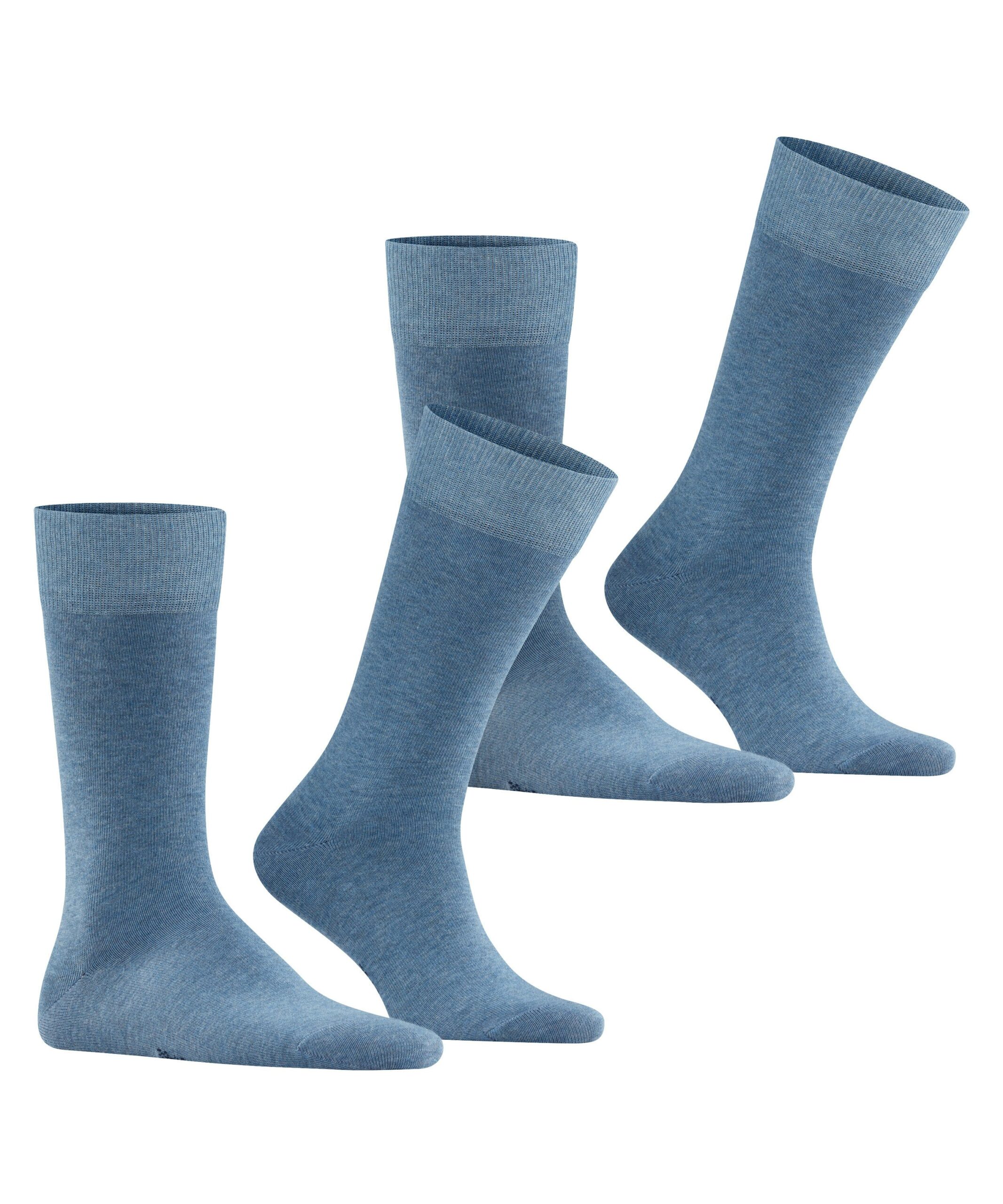 FALKE Herensokken Happy 2-Pack Light Denim - Afbeelding 3
