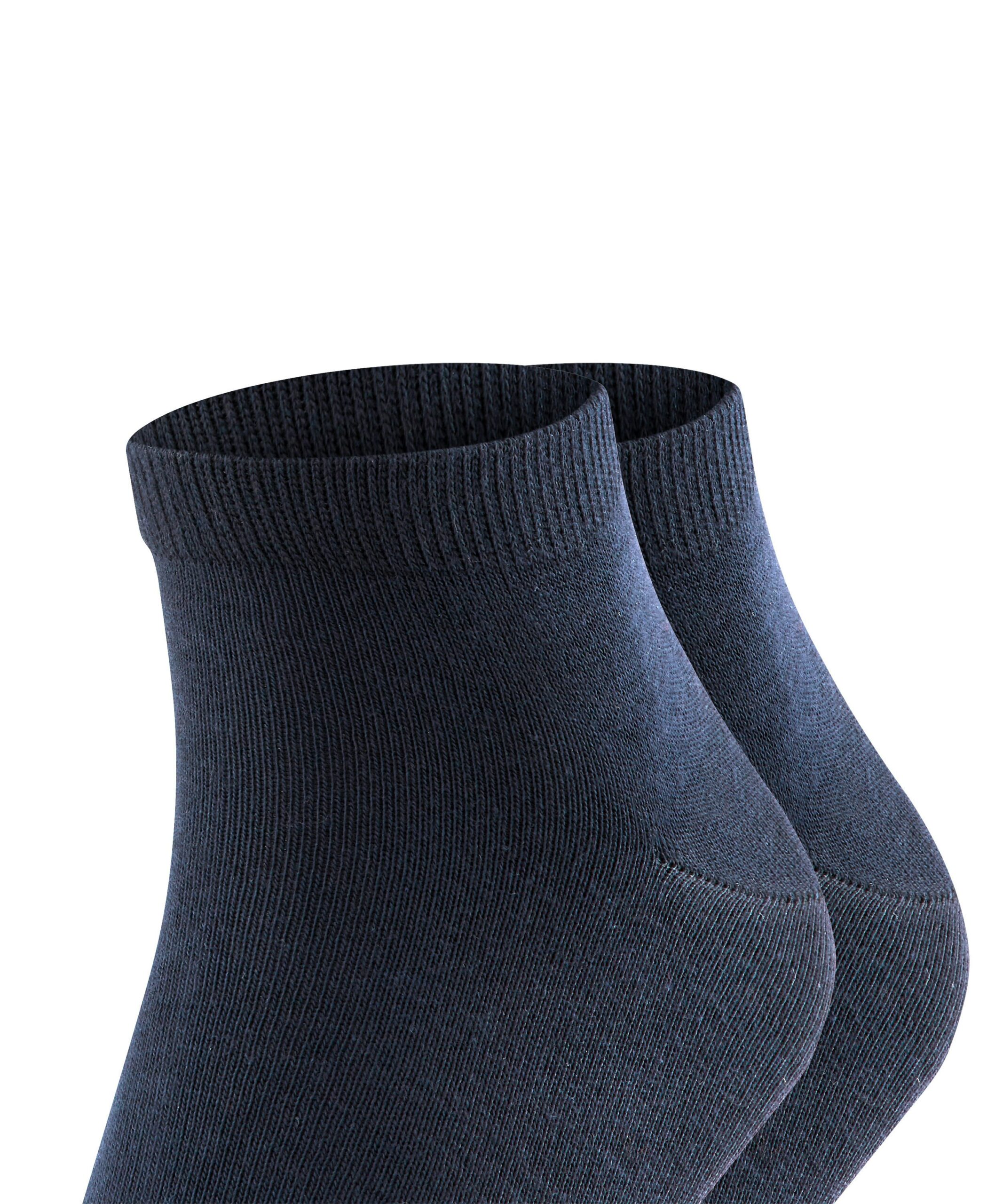 FALKE Heren Sneakersokken Happy 2-Pack Dark Navy - Afbeelding 4
