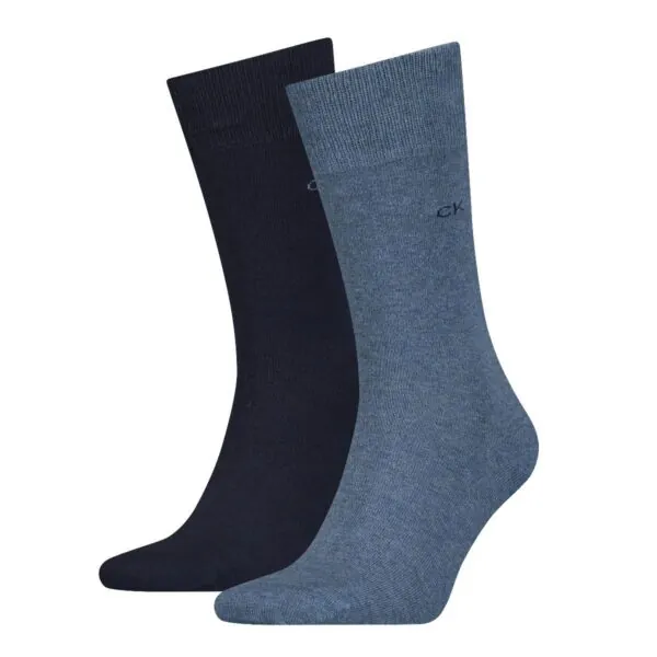 Calvin Klein Herensokken Classic 2-Pack Denim Melange