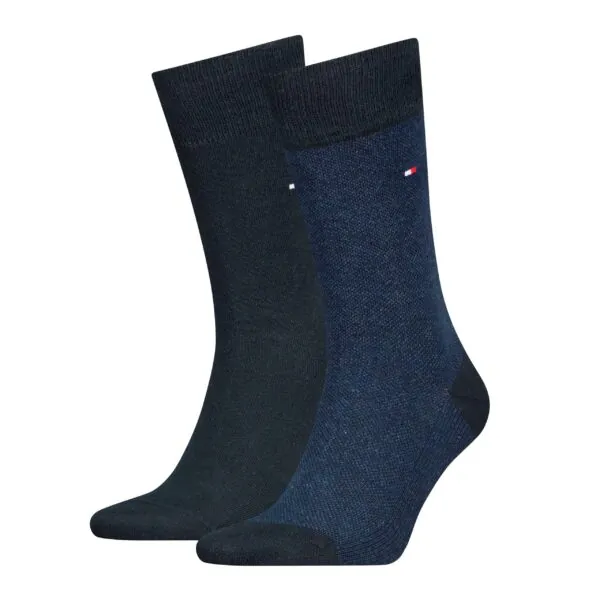 Tommy Hilfiger Herensokken Birdeye 2-Pack Dark Navy