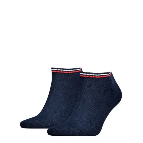 Tommy Jeans Unisex Iconic Sneakersokken 2-Pack Dark Navy