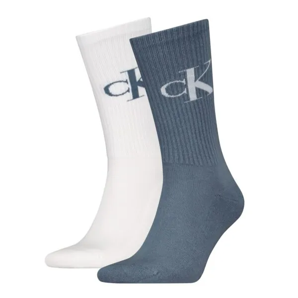 Calvin Klein Jeans Herensokken 2-Pack Monogram China Blue