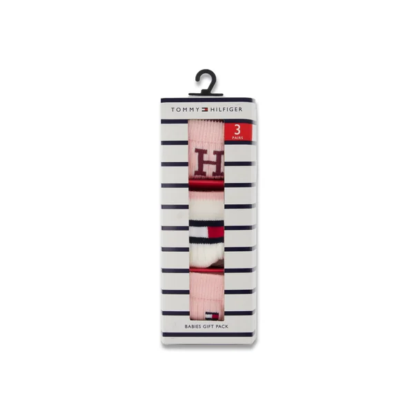 Tommy Hilfiger Giftset Babysokken Classic Soft Pink