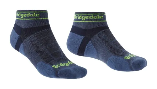 Bridgedale Heren Hardloopsokken Sneaker Ultralight T2 Blauw