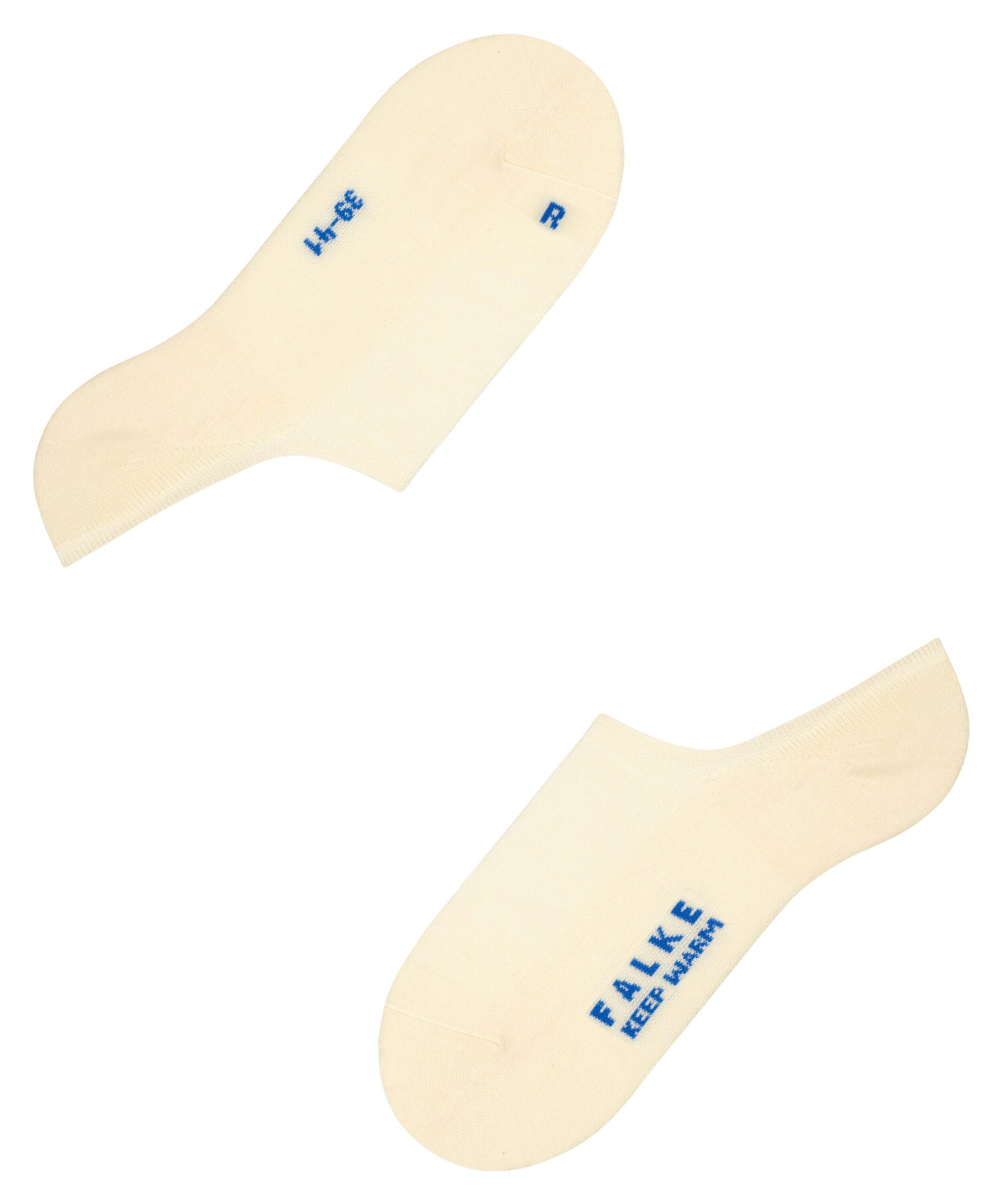 FALKE Unisex Footies High Cut Keep Warm Off-White - Afbeelding 6