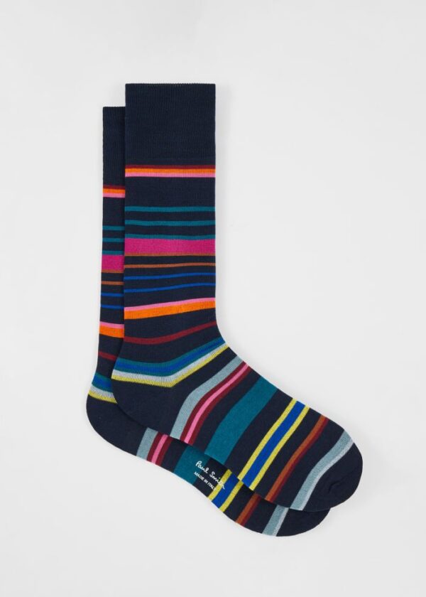 Paul Smith Herensokken Lewis Stripe Blauw