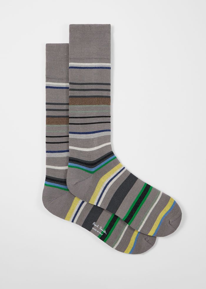 Paul Smith Herensokken Lewis Stripe Zwart - Afbeelding 4