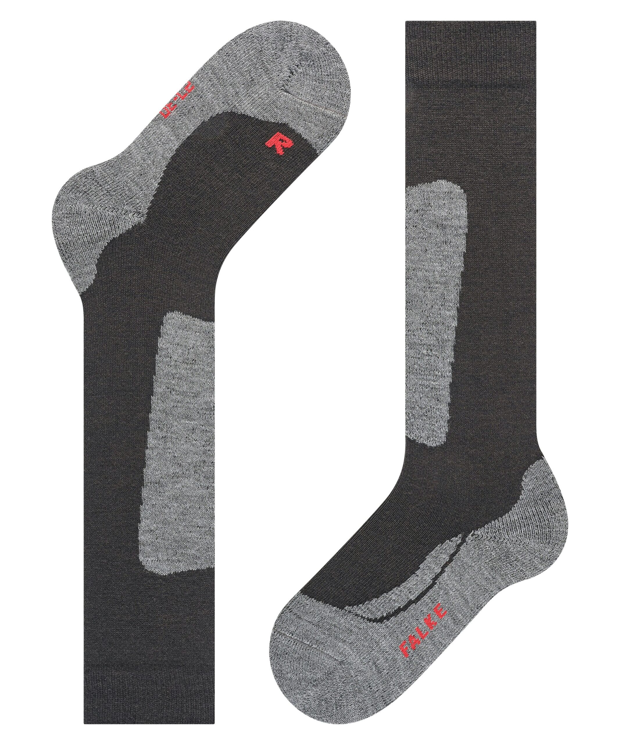 FALKE Kinder Skisokken Active Ski Zwart - Afbeelding 4