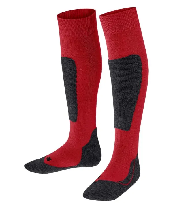FALKE Kinder Skisokken Active Ski Rood