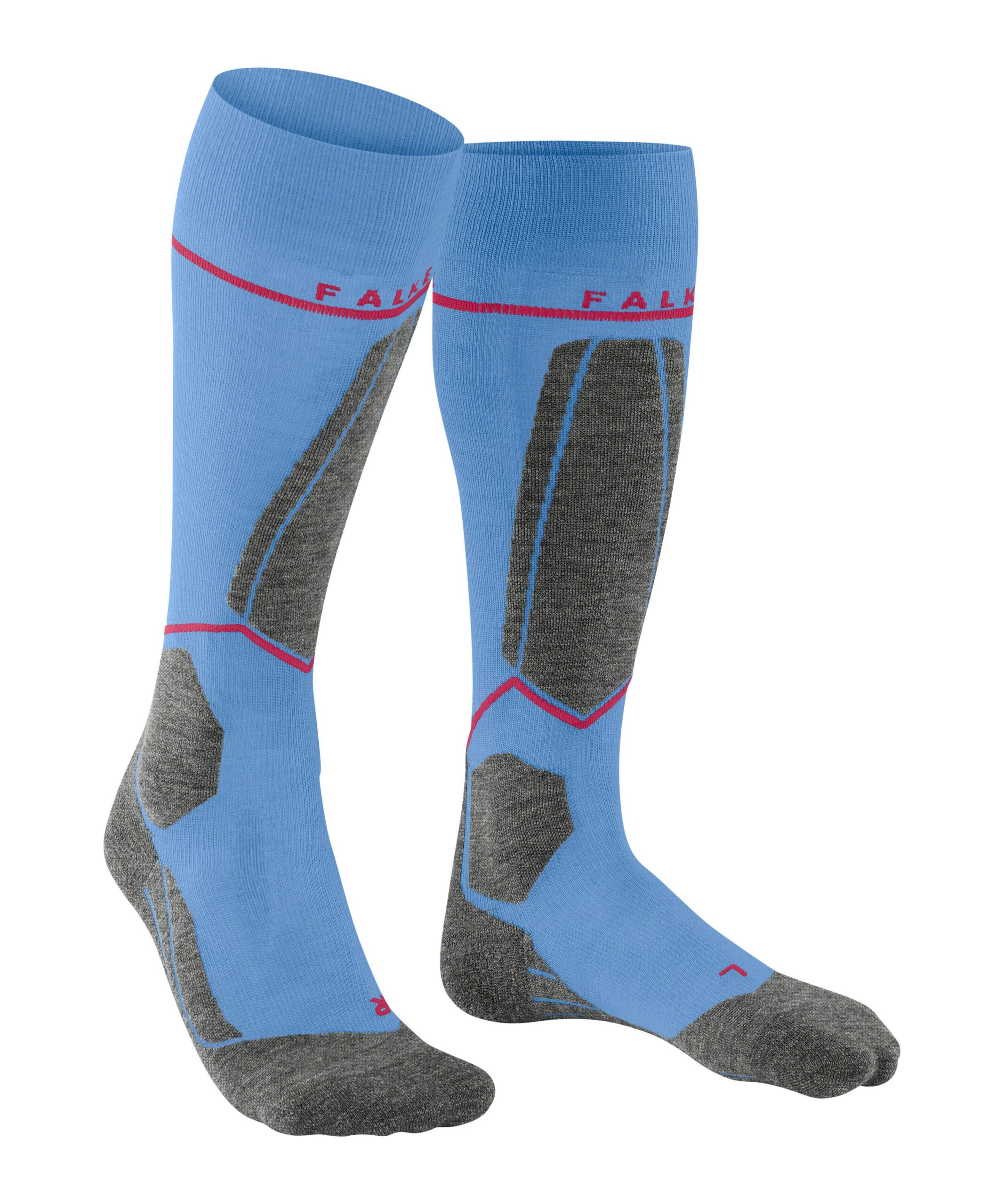 FALKE Dames Skisokken SK4 Compressie Light Wol Blue Note - Afbeelding 3