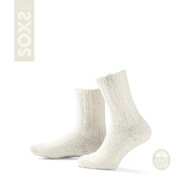 SOXS Damessokken Antislip Blanc De Blanc