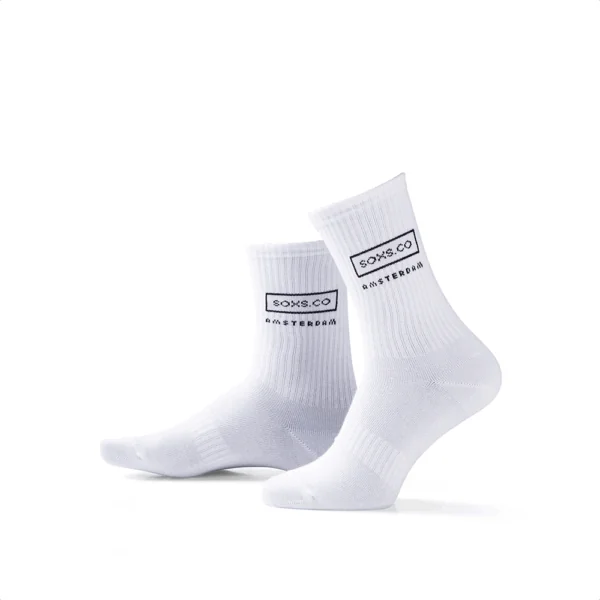 SOXS Unisex Sportsokken Wit