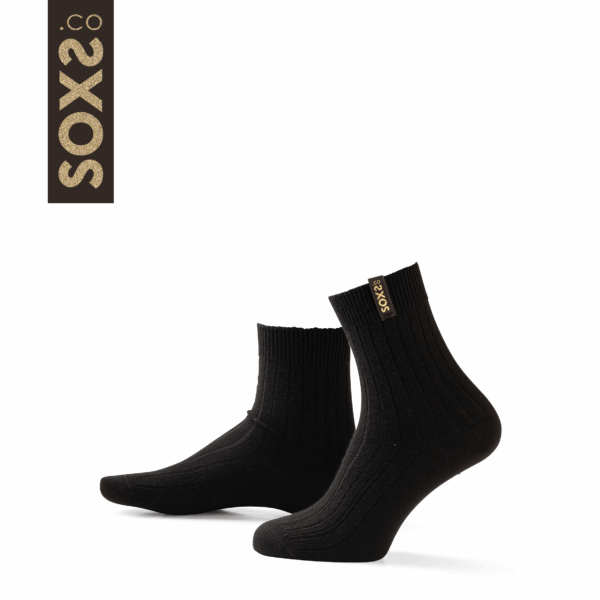 SOXS Damessokken Fine Wool Noir Elegant
