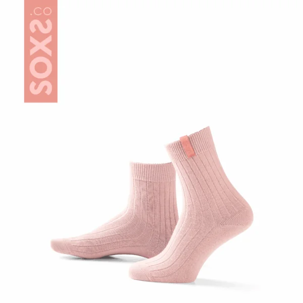 SOXS Damessokken Fine Wool Opal Rose
