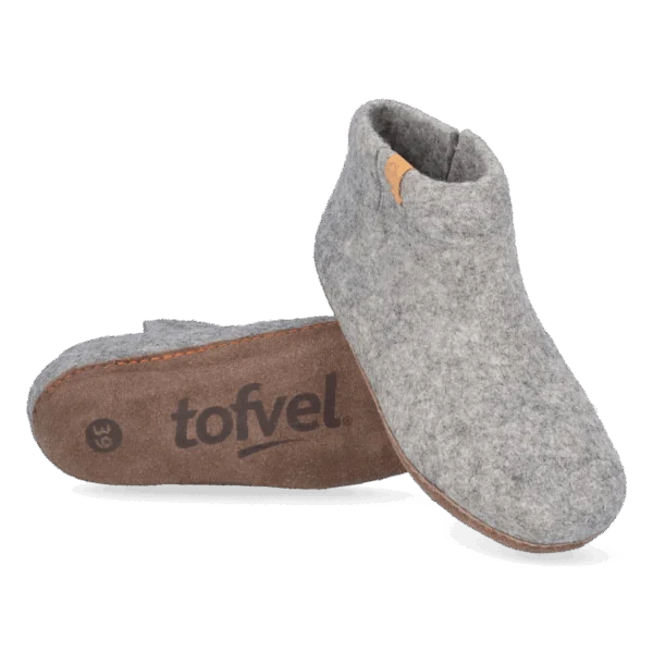 Tofvel Unisex Huissloffen Mula Marbled Light Grey