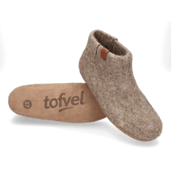 Tofvel Unisex Huissloffen Mula Marbled Brown