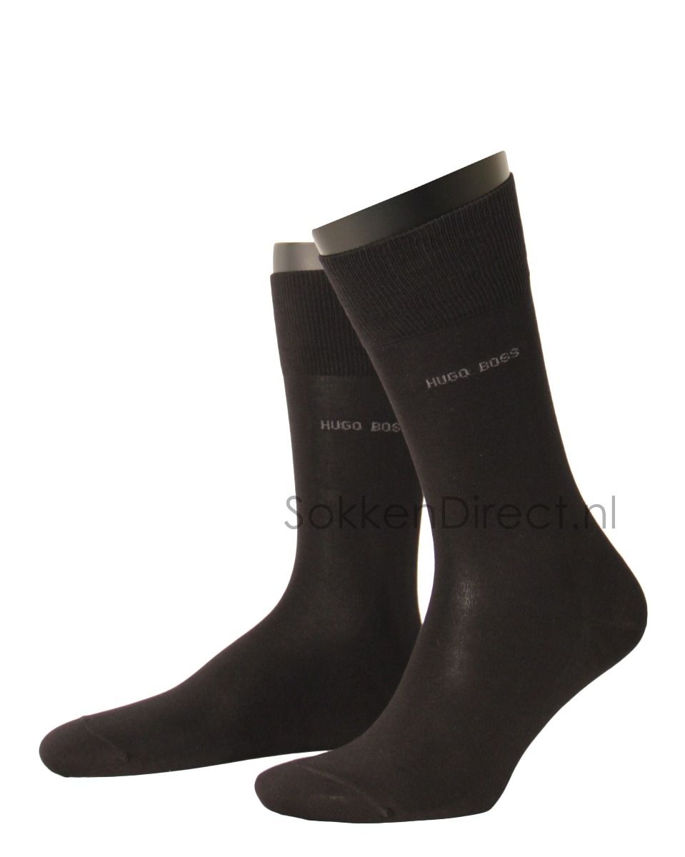 Hugo Boss Herensokken Rs George Zwart - Afbeelding 2