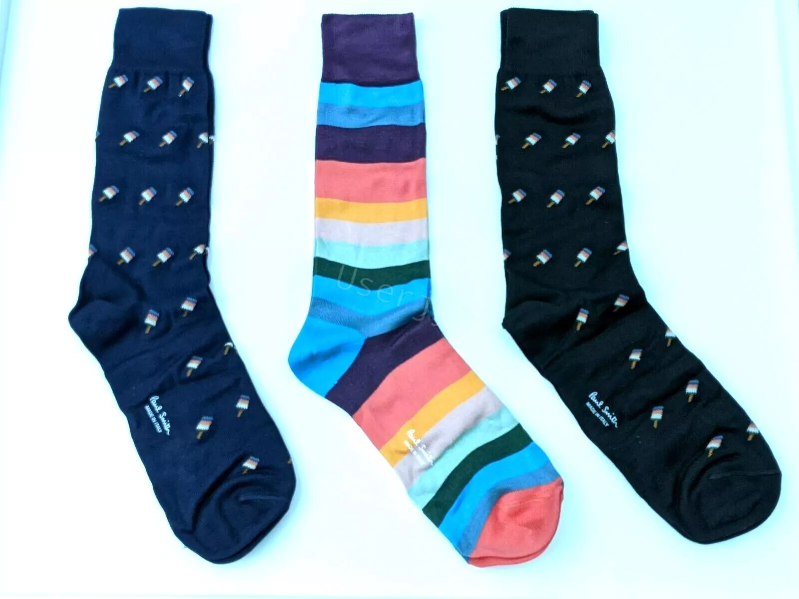 Paul Smith Herensokken Giftbox 3-Pack Ice