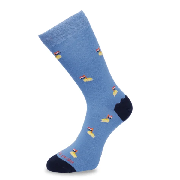 Seas Socks Damessokken Caviar Blauw