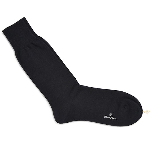 Carlo Lanza Herensokken Katoen Black - Afbeelding 3