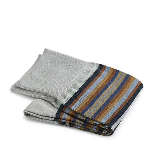 Carlo Lanza Herensokken Katoen Stripe Grey - Afbeelding 2